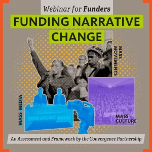 Cover image for Funding Narrative Change: Webinar for Funders